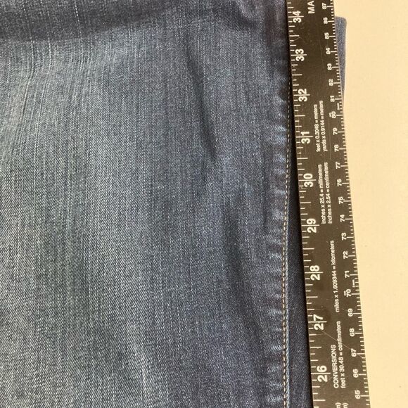 EDDIE BAUER, Women’s CurvyBootcut jeans,blue,Sz 8L - Picture 9 of 13